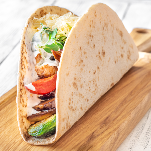 Paloma's Kitchen Chicken Shawarma Tortilla Taco